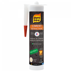 Ciment réfractaire cartouche