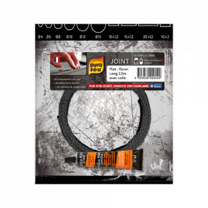 Joints noirs plats 10mm - 15 mm x 1,2 mm